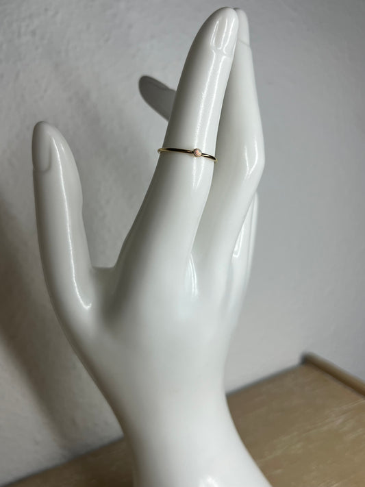 14k gold filled Opal ring