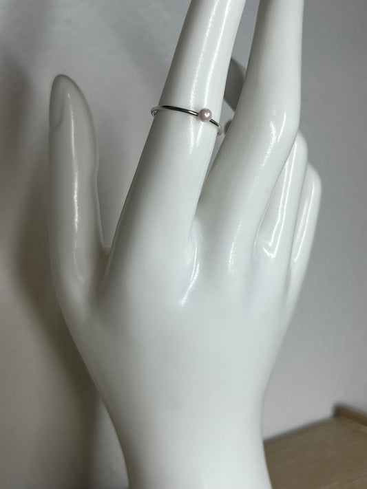 Sterling silver Pearl ring