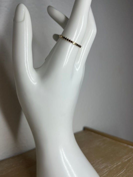Bubble ring, 14k gold filled, sterling silver