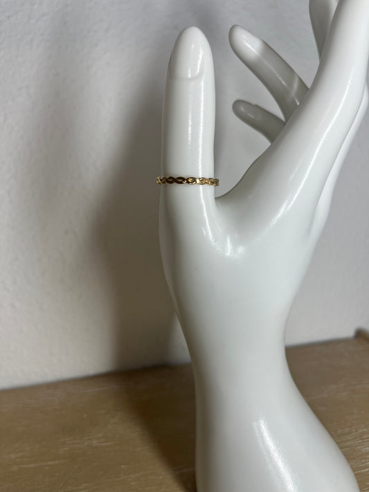 14k gold filled deluxe twist ring